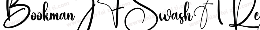 BookmanJFSwashA Regular字体转换